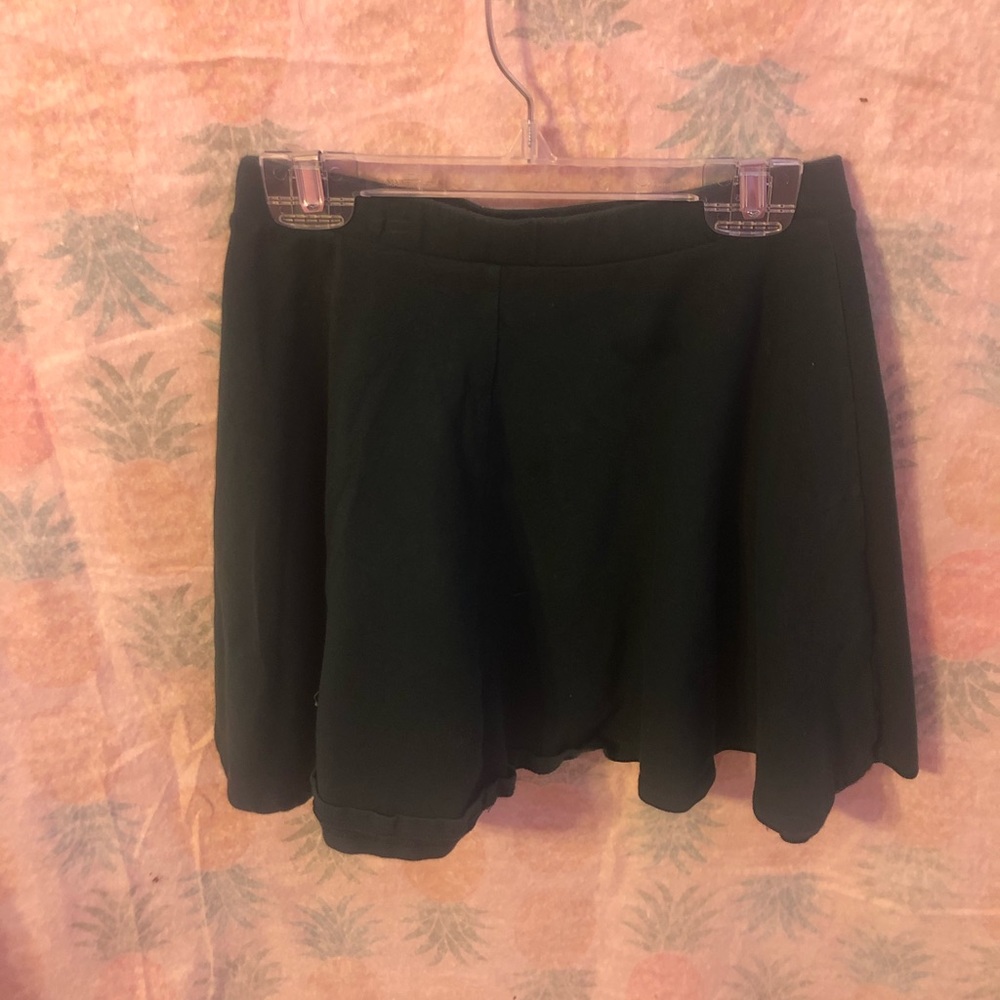 Dark Green Skater skirt